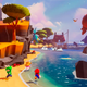 mario and rabbids run along a beach in mario and rabbids sparks of hope, a new game announced at e3 2021